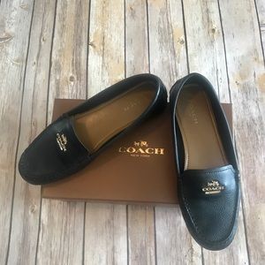Coach Pebble Grain Leather Loafers